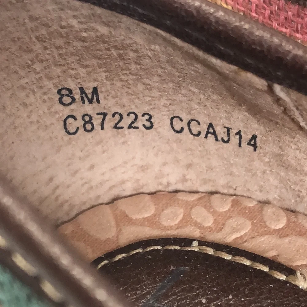 B.O.C Multi-Color Fabric Upper Slip-On Espadrilles size 8